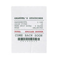 Funny Grandma Christmas Throw Blanket Grandma's Stocking Receipt