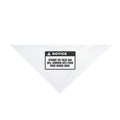 Funny Cat Dad Dog Bandana Notice Treat Bag Opened Cats Arriving
