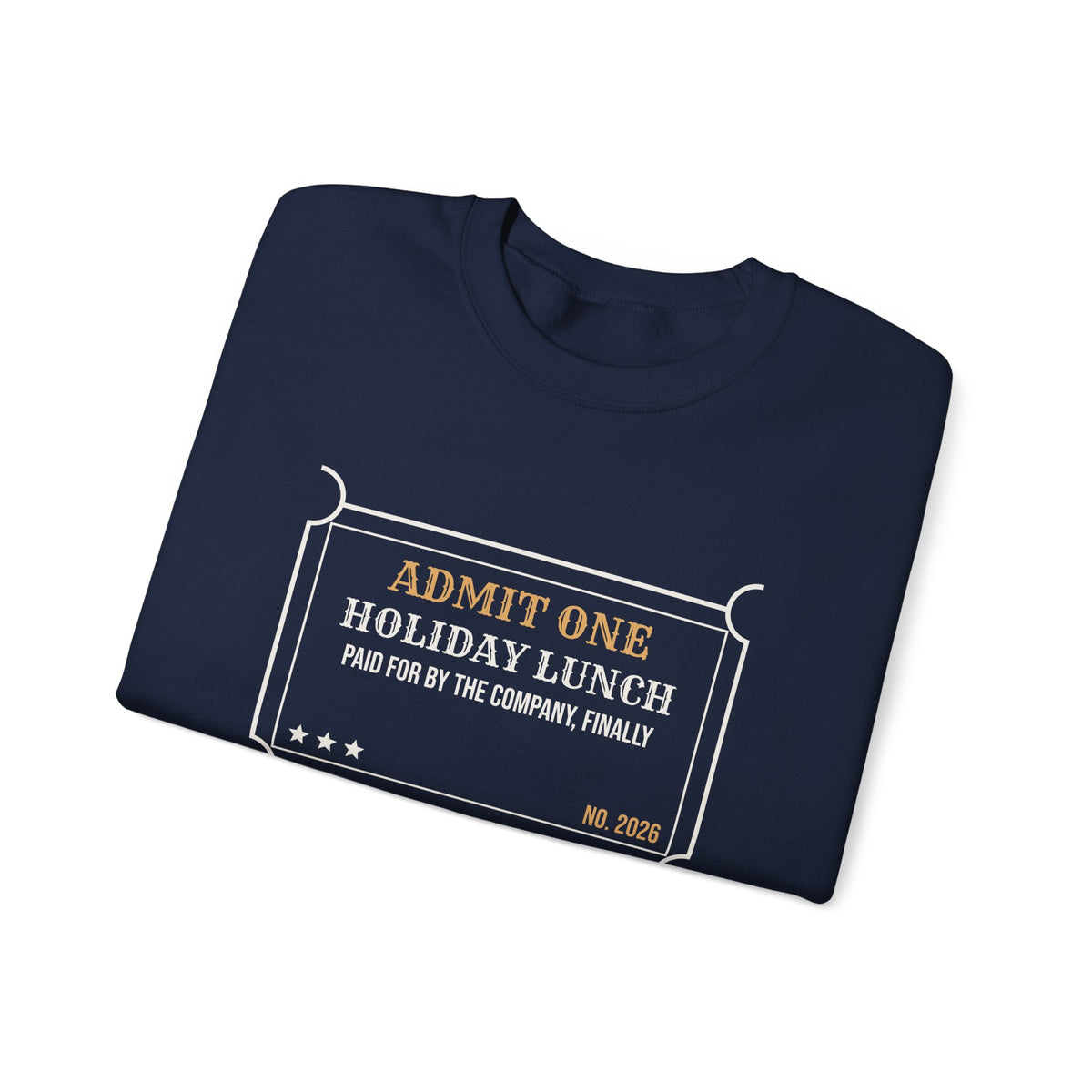 Funny Christmas Coworker Sweatshirt Holiday Lunch Company Paid Finally