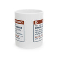 Funny Track Coffee Mug Chalk And Coffee Prescription For Throwers