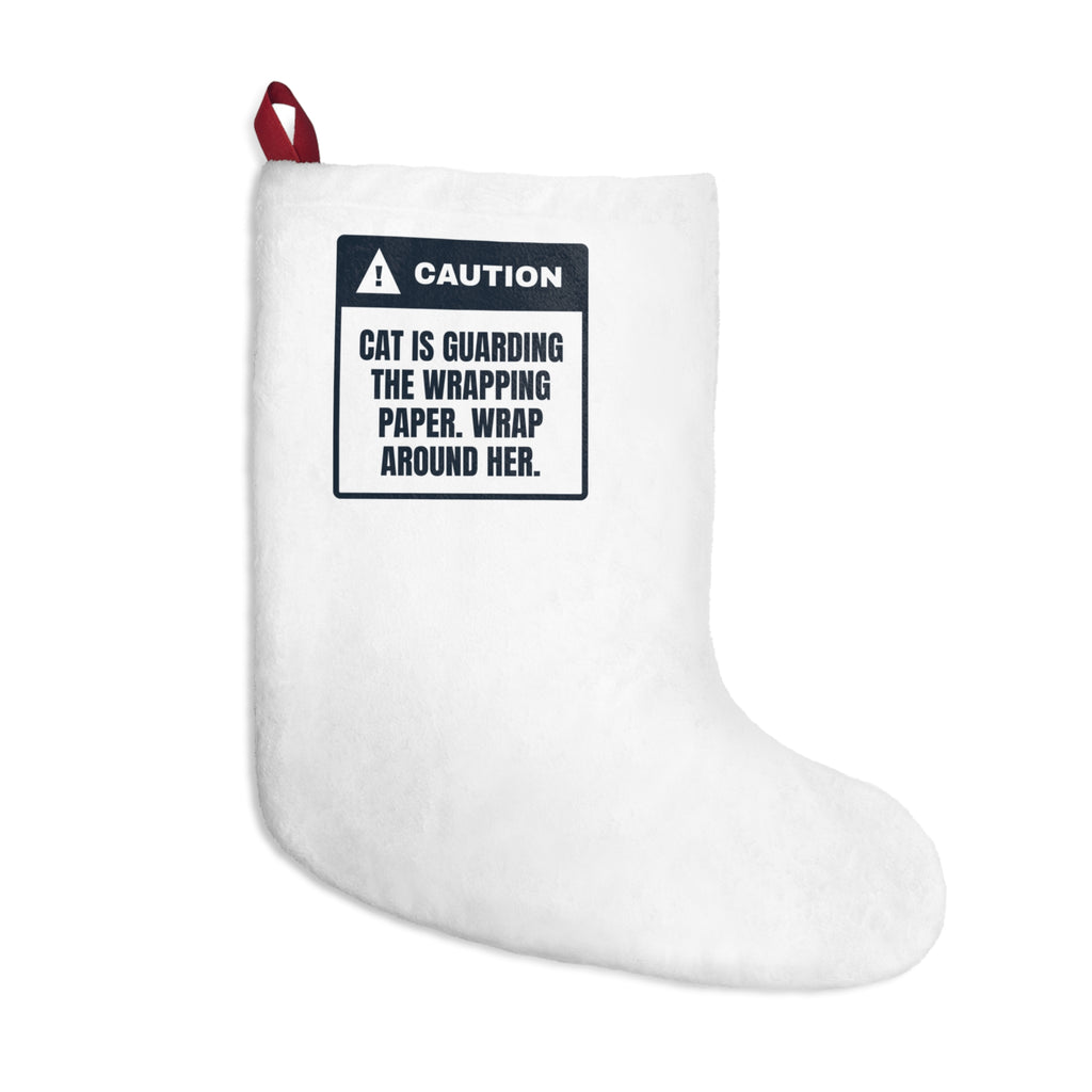 Funny Christmas Cat Christmas Stocking Wrap Around The Cat For Cat Lovers