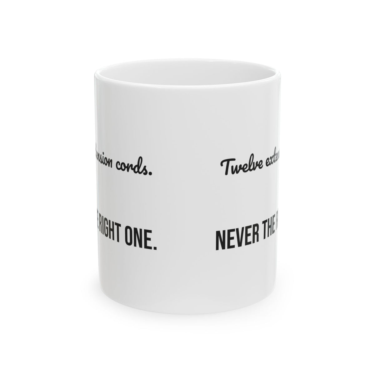 Funny Garage Dad Coffee Mug Extension Cords For Dad