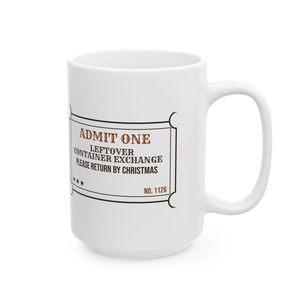 Funny Thanksgiving Host Coffee Mug Leftover Container Exchange