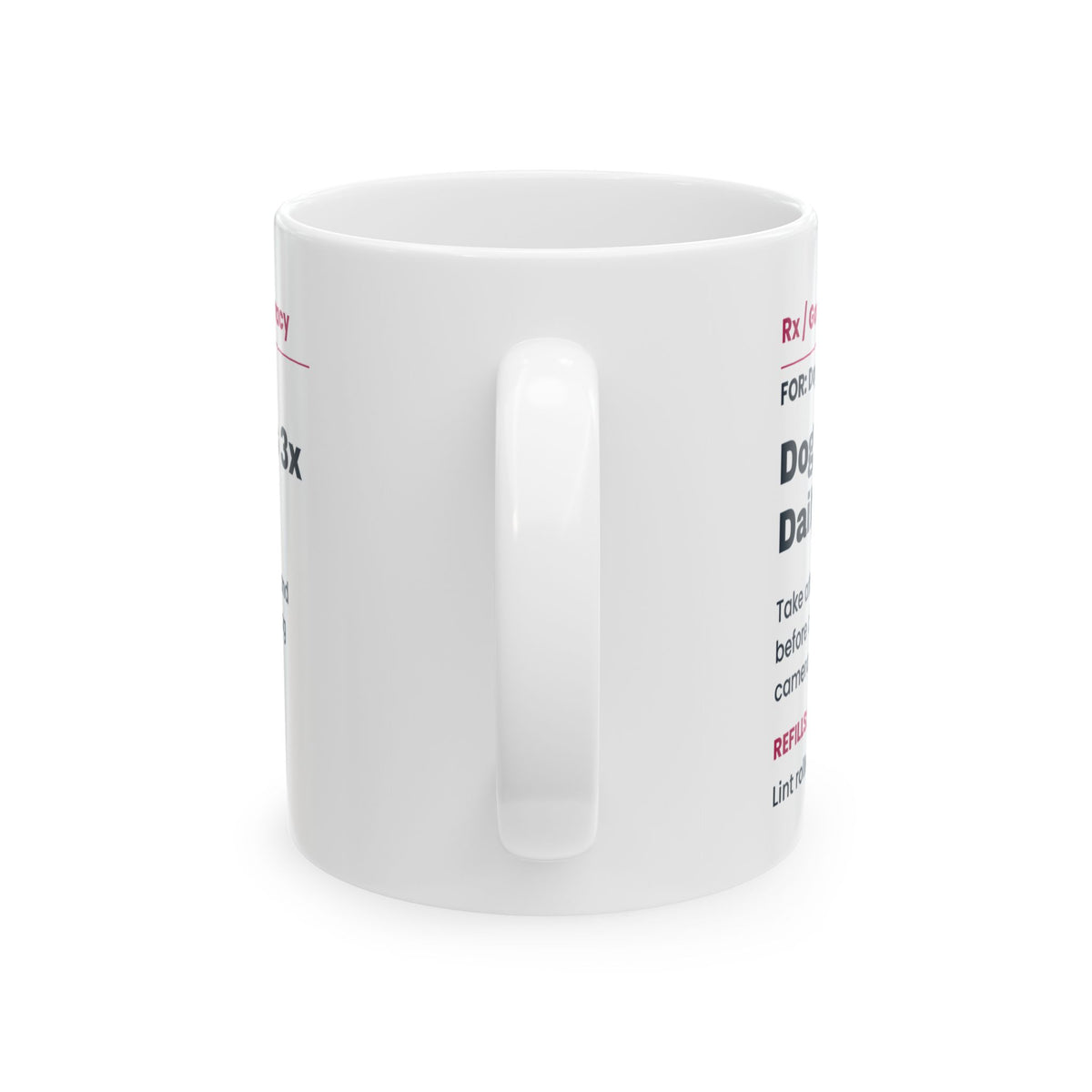 Funny Dog Mom Coffee Mug Dog Kisses Prescription For Dog Lovers