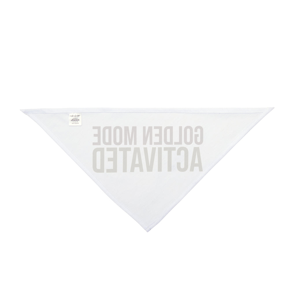 Golden Retriever Dog Bandana "Golden Mode Activated" Funny Dog Lover