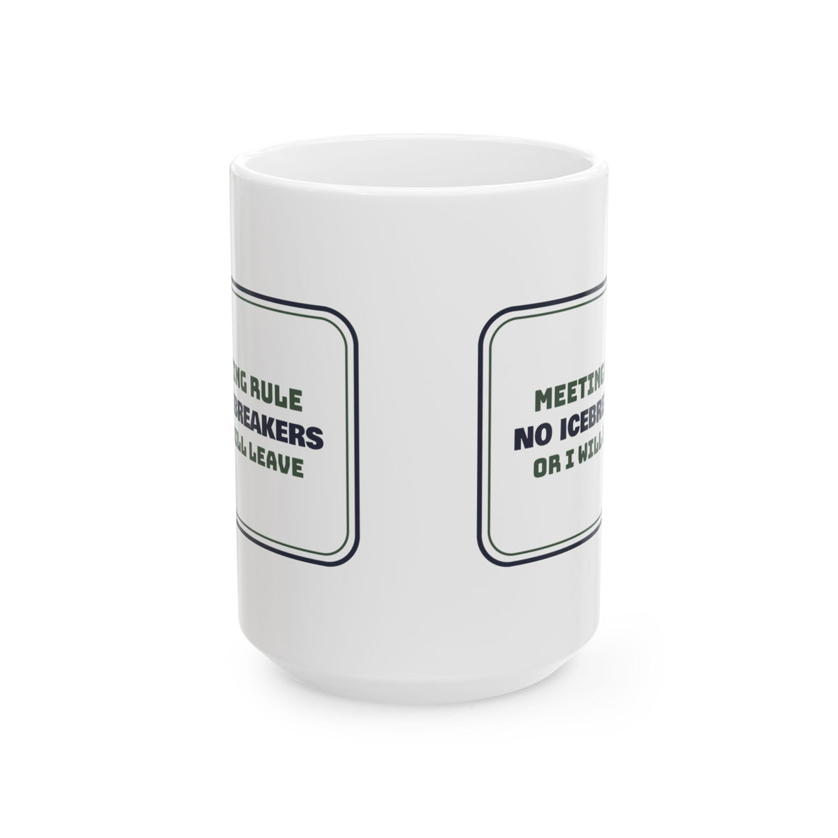 Funny Introvert Coffee Mug No Icebreakers Sign For Introverts At Work