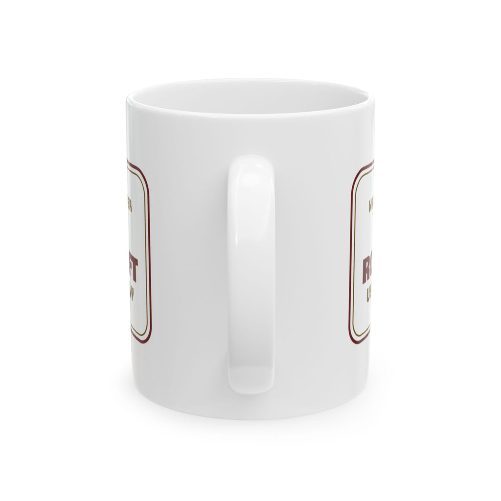 Funny Christmas Wrapping Coffee Mug One Roll Left Use It Wisely