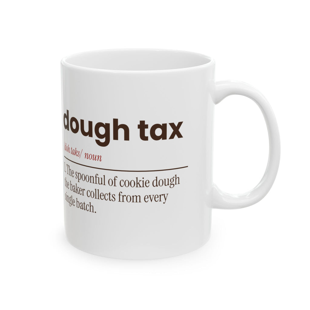 Funny Christmas Baking Coffee Mug Dough Tax Dictionary For Bakers