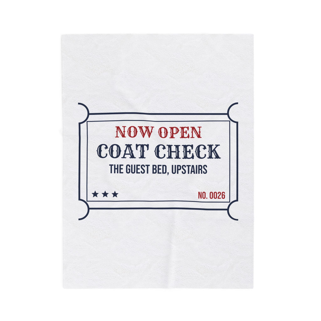 Funny Christmas Throw Blanket Coat Check The Guest Bed For Hosts
