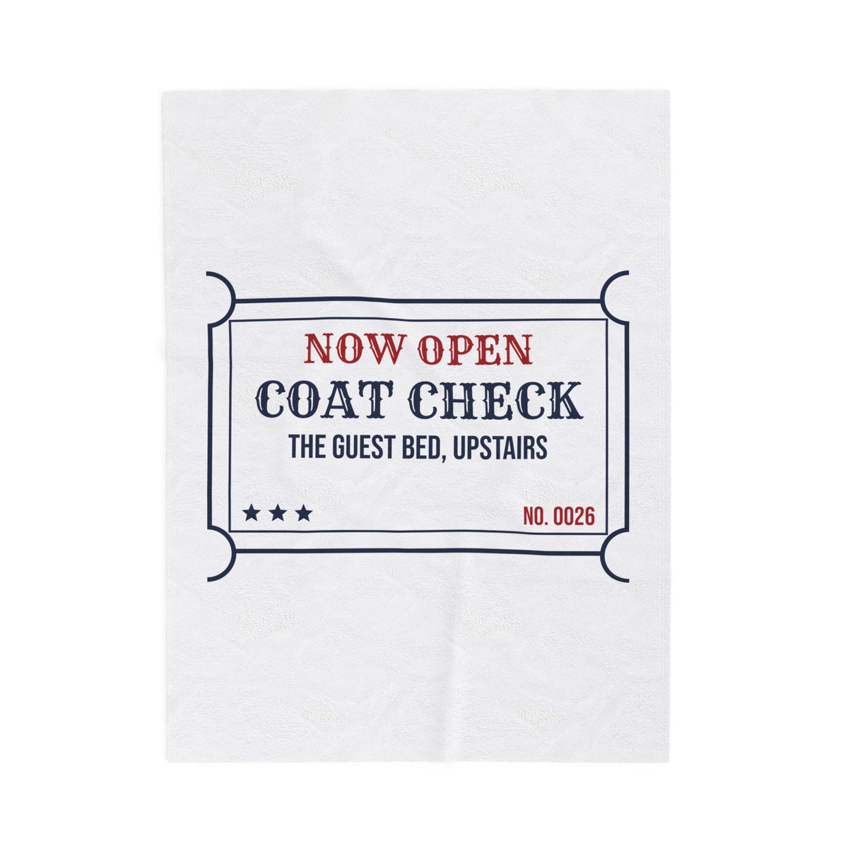 Funny Christmas Throw Blanket Coat Check The Guest Bed For Hosts