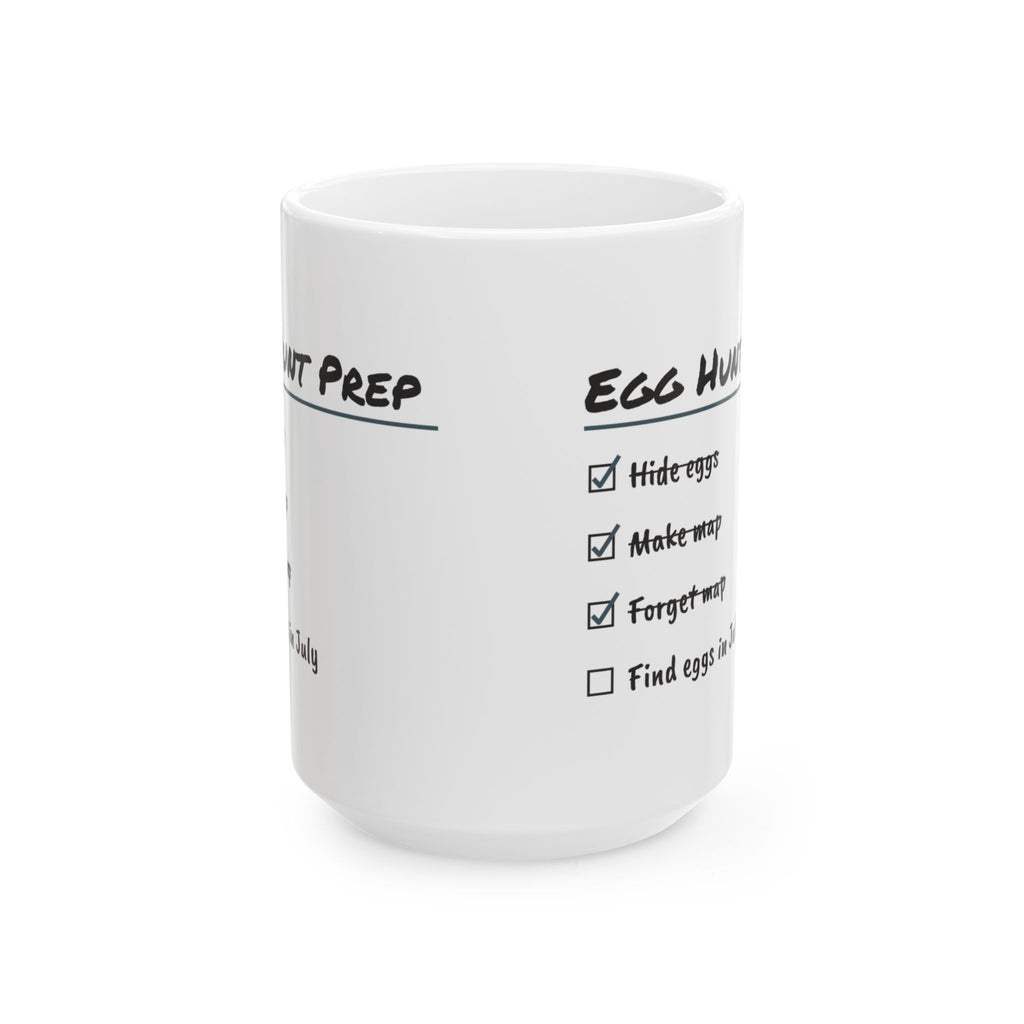 Funny Egg Hunt Coffee Mug Checklist For Parents Dad Mom