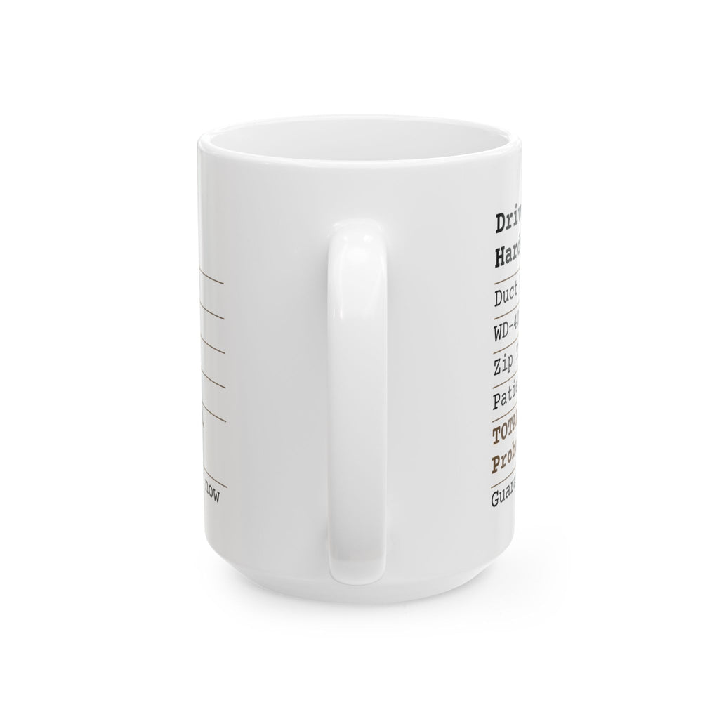 Funny Dad Coffee Mug Fixed Probably Receipt For Dad