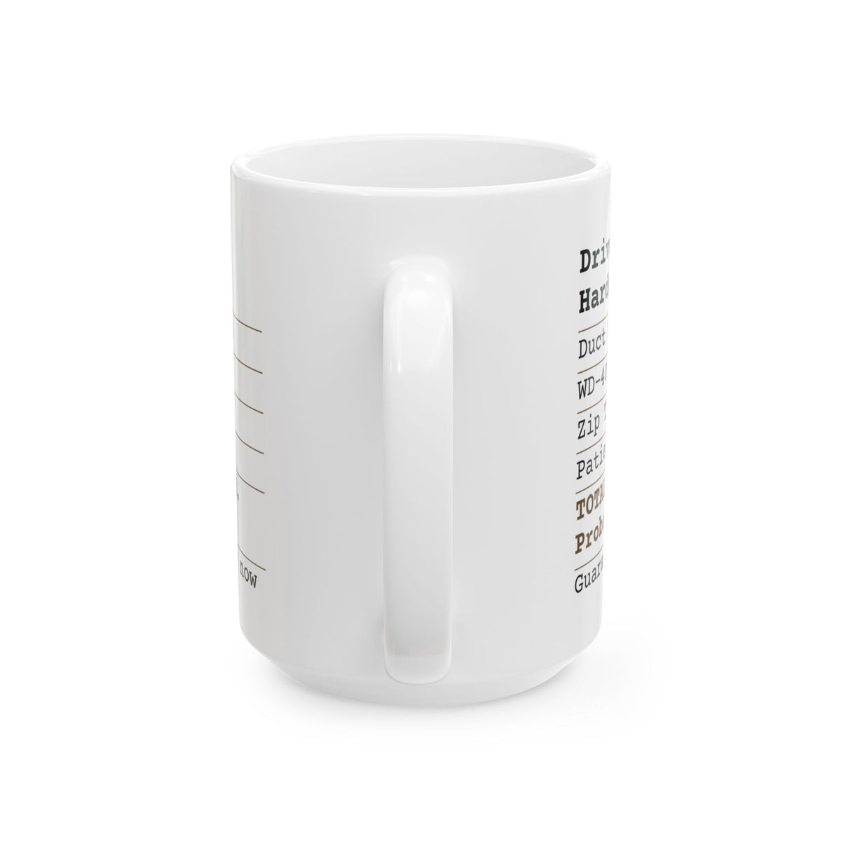 Funny Dad Coffee Mug Fixed Probably Receipt For Dad