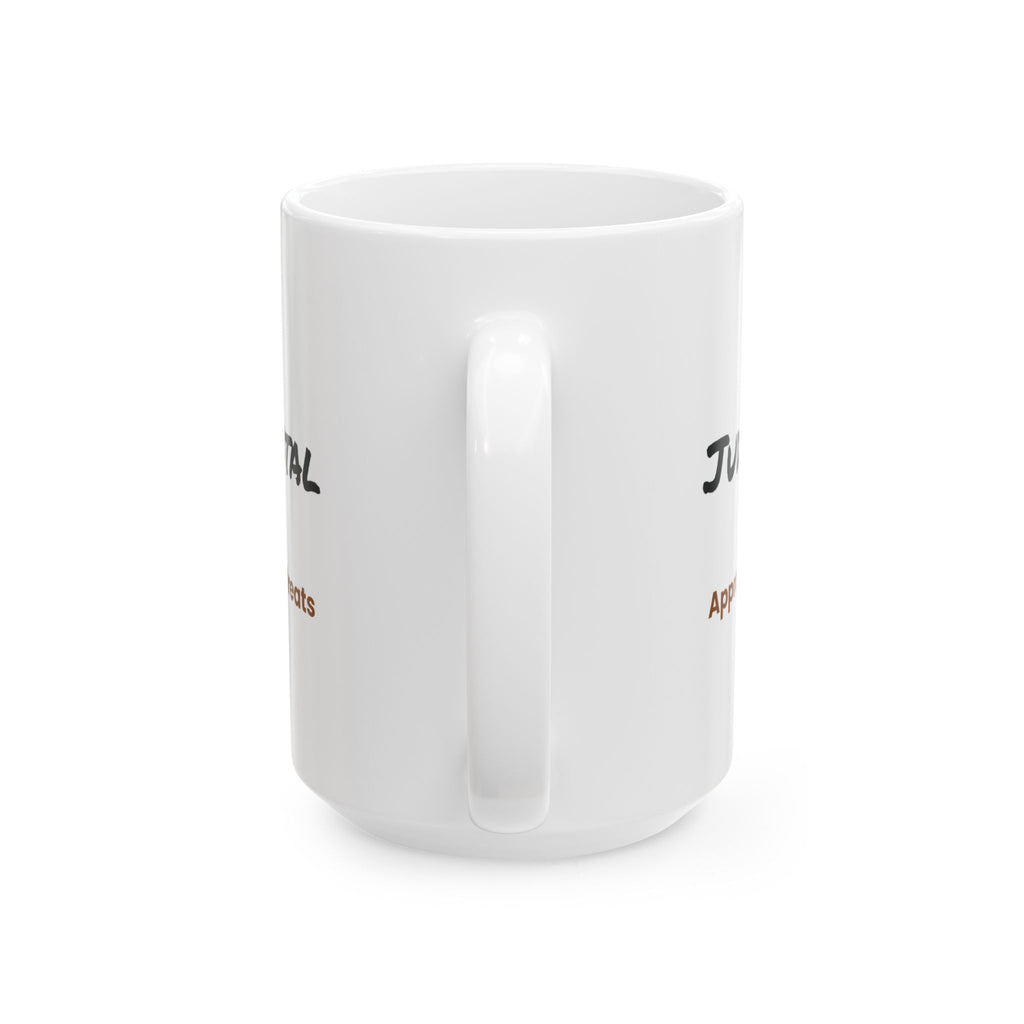 Funny Cat Valentine Coffee Mug Judgmental Cat Sign For Cat Lovers