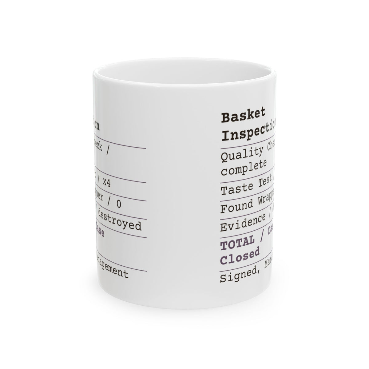 Funny Easter Candy Inspector Receipt Coffee Mug For Parents