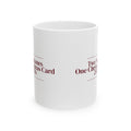 Christmas Coffee Mug Two Names One Christmas Card 2026 Newlyweds