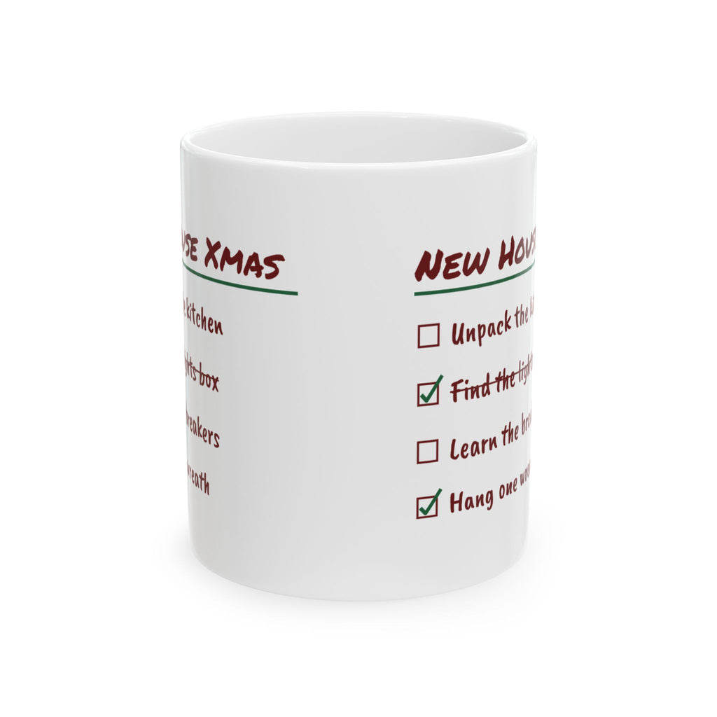 Funny Christmas Coffee Mug Learn The Breakers Hang One Wreath New House