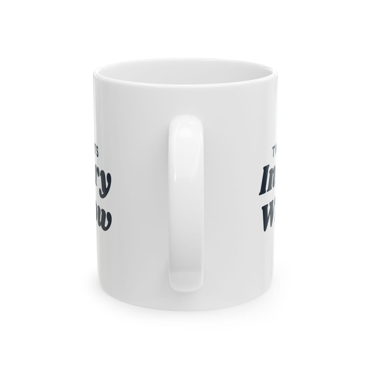 Cozy Christmas Coffee Mug Twinkle Lights In Every Window