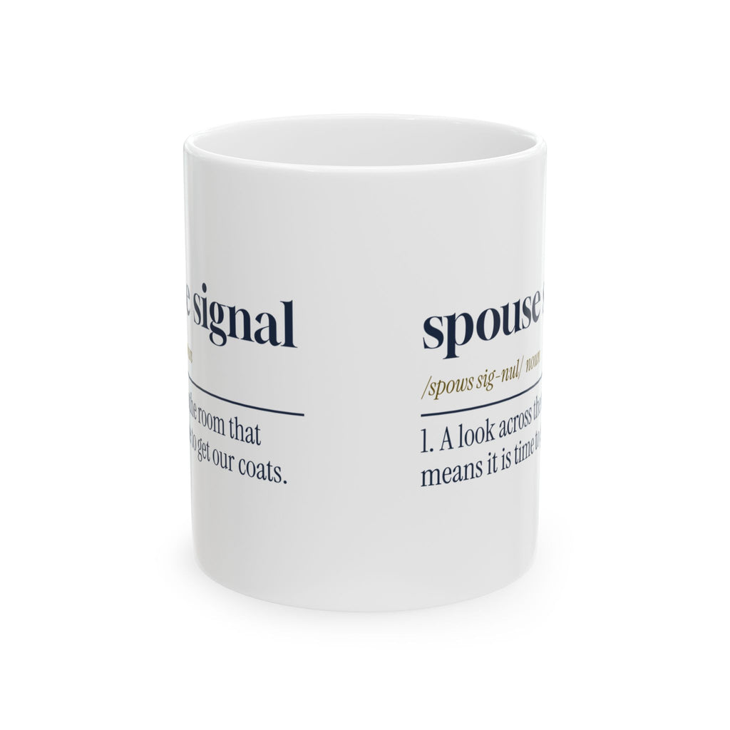Funny Christmas In Laws Coffee Mug Spouse Signal Definition