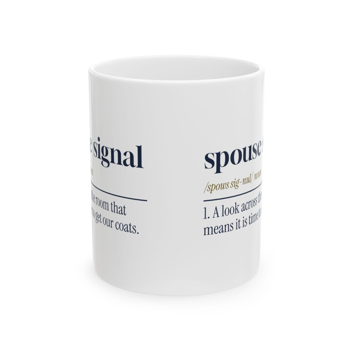Funny Christmas In Laws Coffee Mug Spouse Signal Definition
