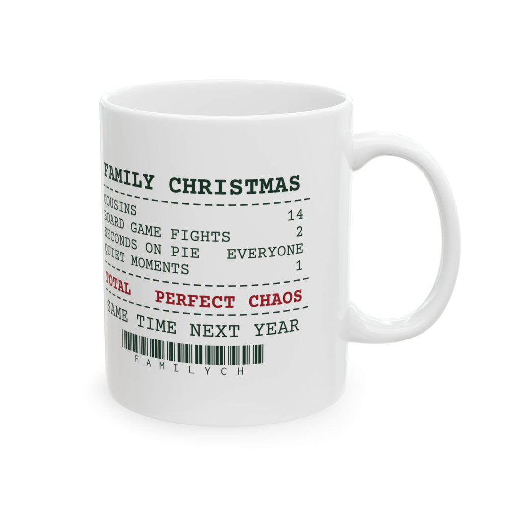Funny Family Christmas Coffee Mug Family Christmas Receipt