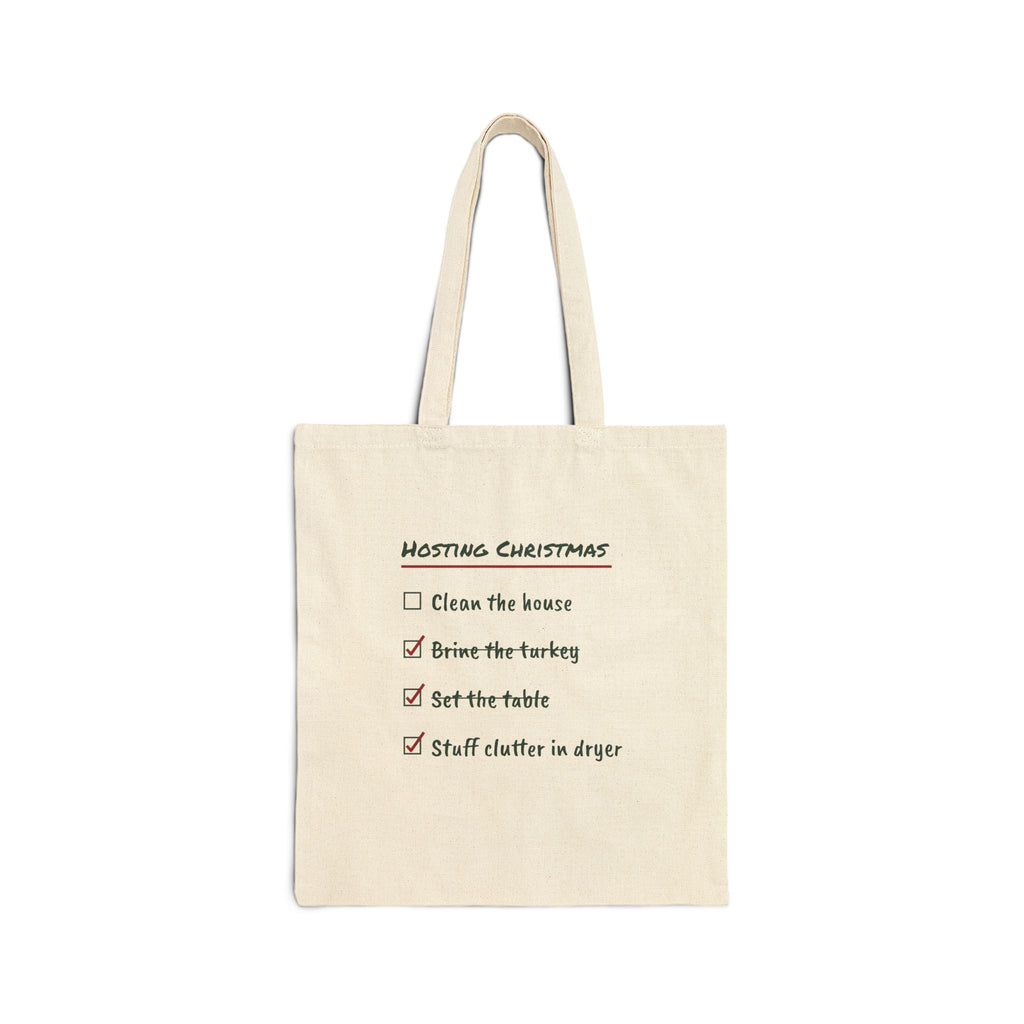 Funny Christmas Tote Bag Hosting Christmas Checklist For Hosts