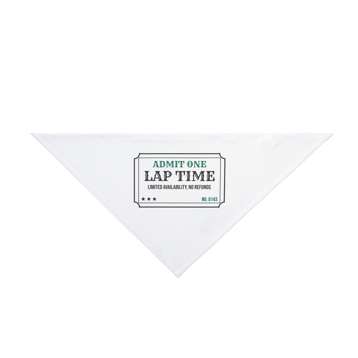 Funny Cat Valentine Dog Bandana Lap Time Ticket For Cat Lovers