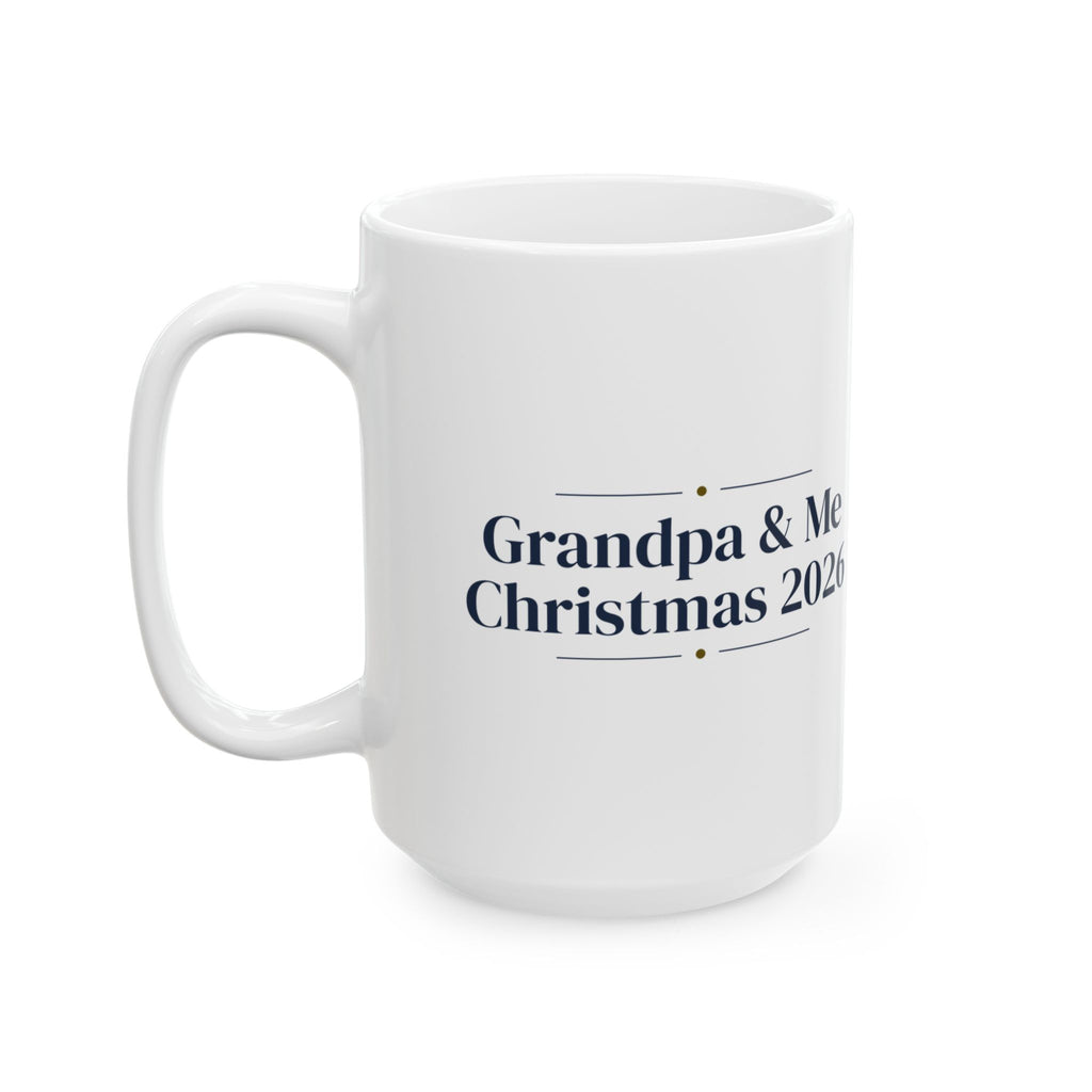 Christmas Coffee Mug For Grandpa Grandpa And Me 2026