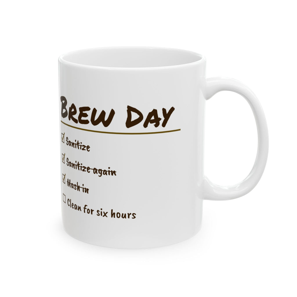 Funny Homebrew Coffee Mug Brew Day Checklist For Homebrewers