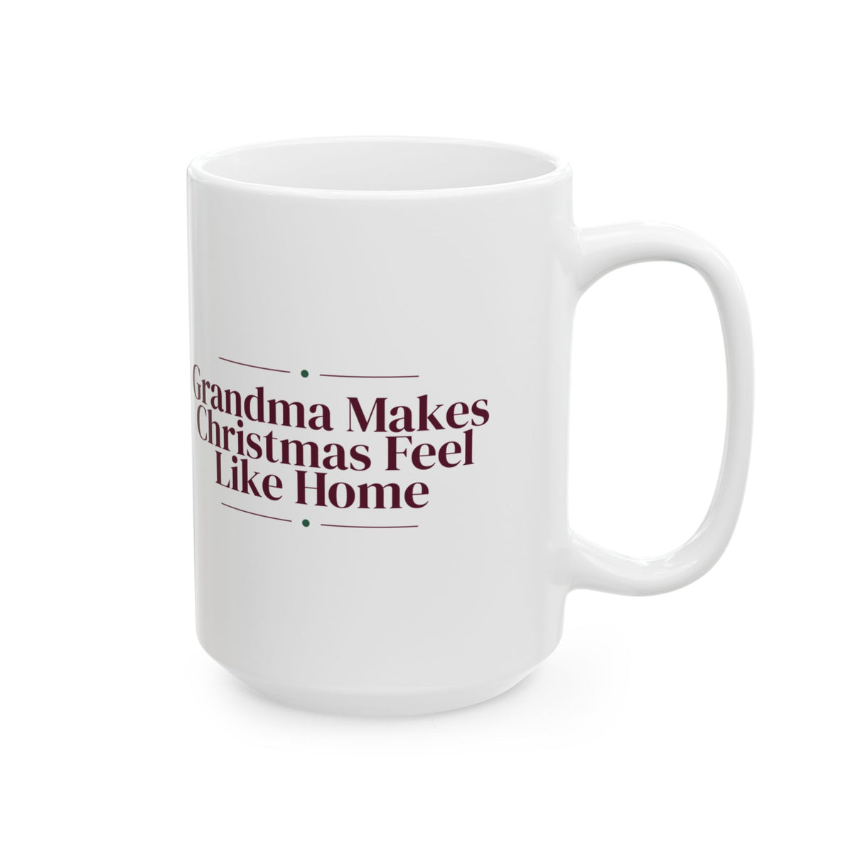 Christmas Coffee Mug Grandma Makes Christmas Feel Like Home