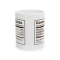 Hot Cocoa Coffee Mug Cocoa Facts Nutrition Label Worries Zero