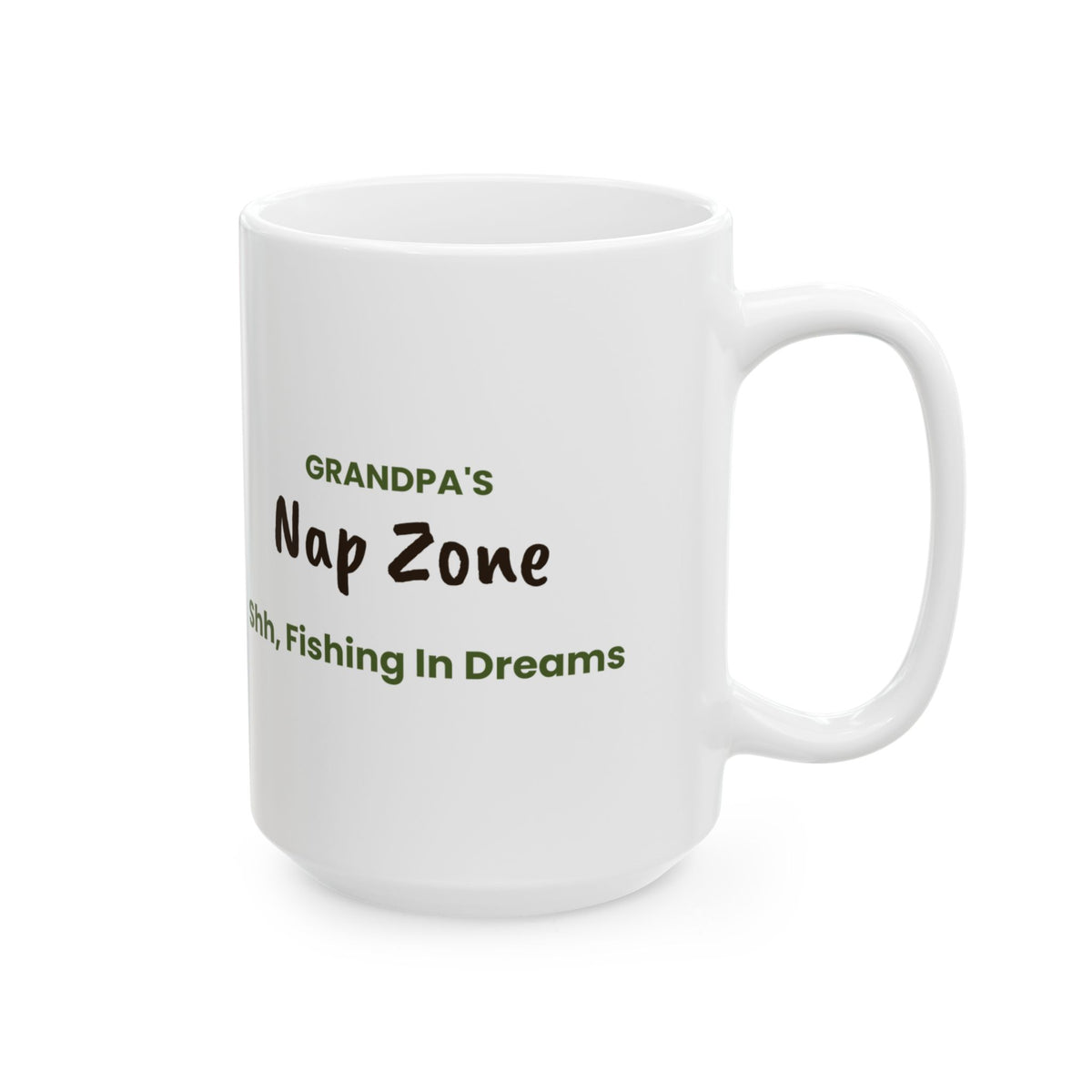 Funny Grandpa Nap Zone Sign Coffee Mug For Grandpa