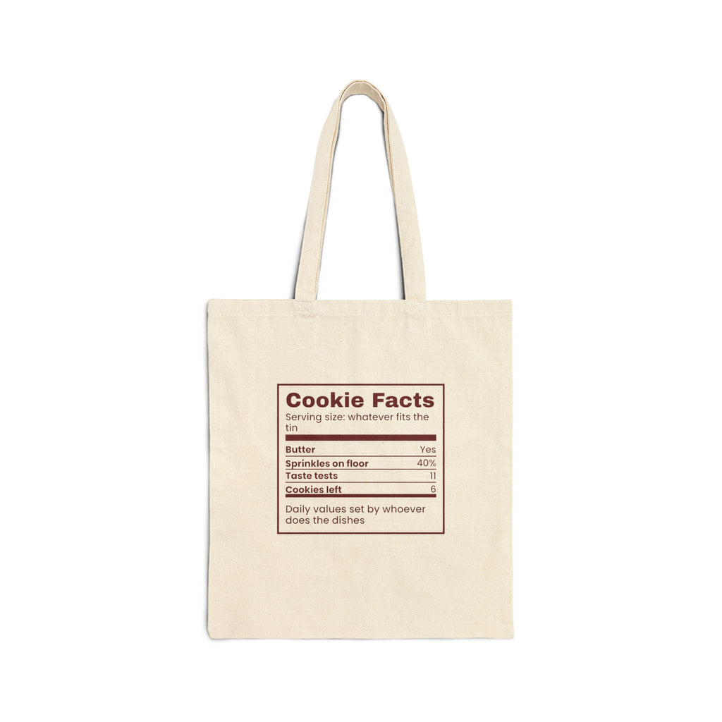 Funny Christmas Baking Tote Bag Cookie Facts Taste Tests 11 For Bakers