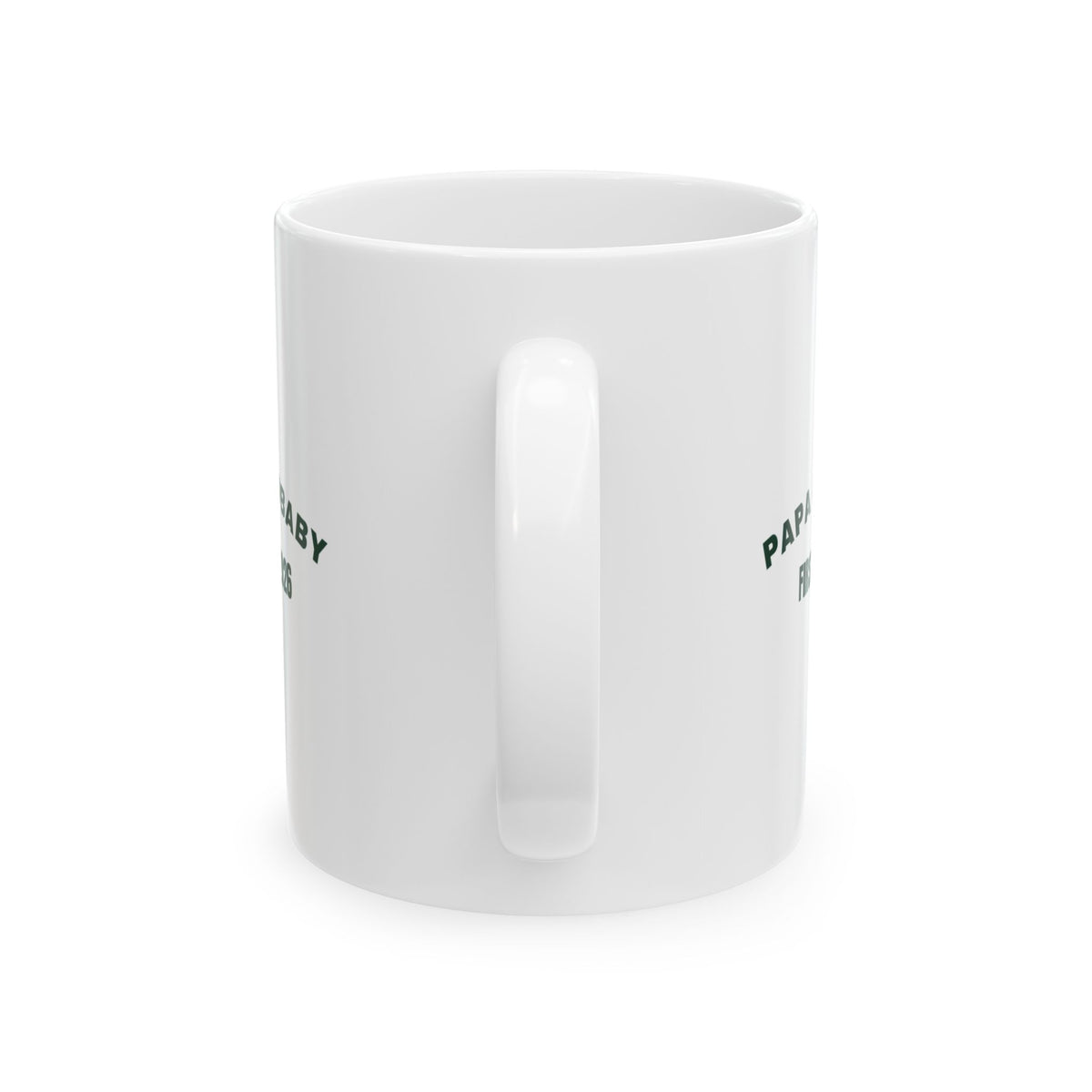 Papa And Grandbaby First Christmas 2026 Coffee Mug For Papa
