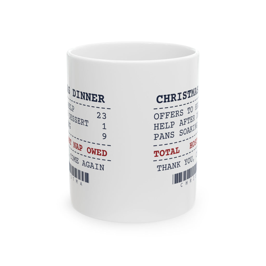 Funny Christmas Host Coffee Mug Offers To Help 23 Receipt For Hosts