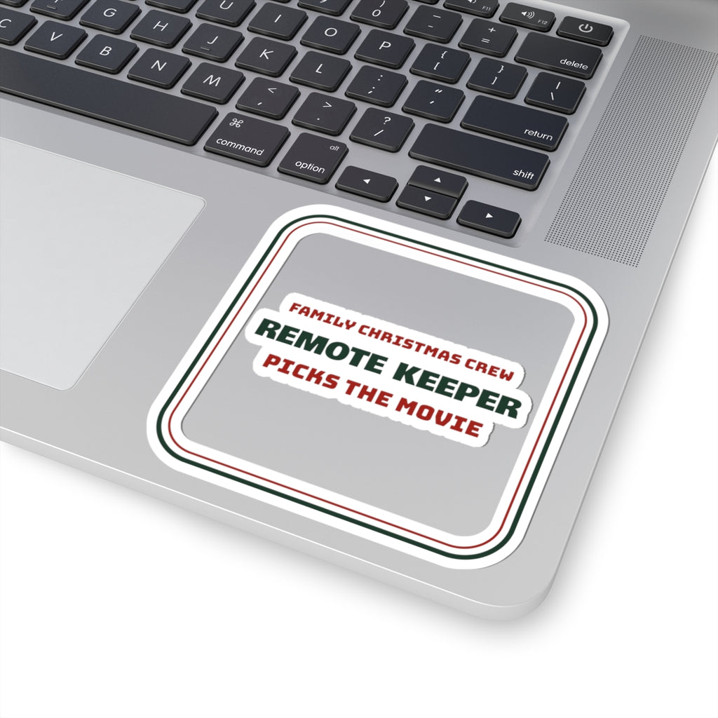 Matching Family Christmas Sticker Remote Keeper Family Crew
