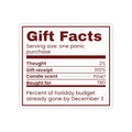 Funny Christmas Sticker Gift Facts Bought For TBD For Shoppers