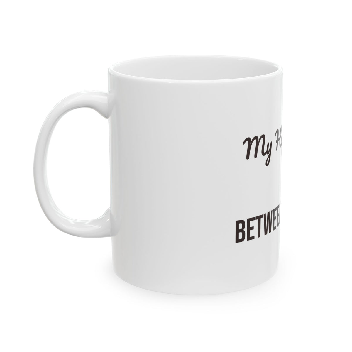 Funny Book Lover Mug My Happy Place Between The Pages