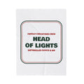 Matching Family Christmas Throw Blanket Head Of Lights Family Crew