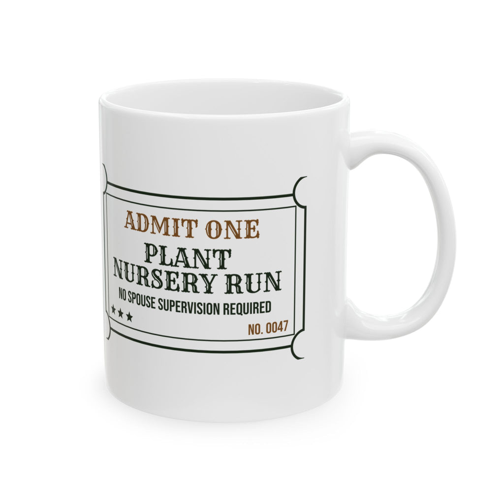 Plant Nursery Run Coffee Mug For Plant Lovers