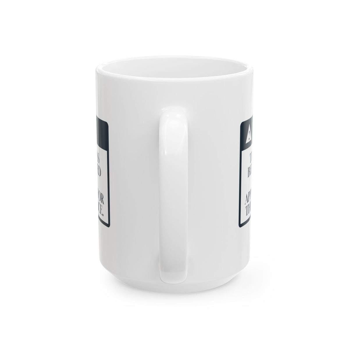 Funny Human Resources Coffee Mug Notice Appropriate For The Workplace