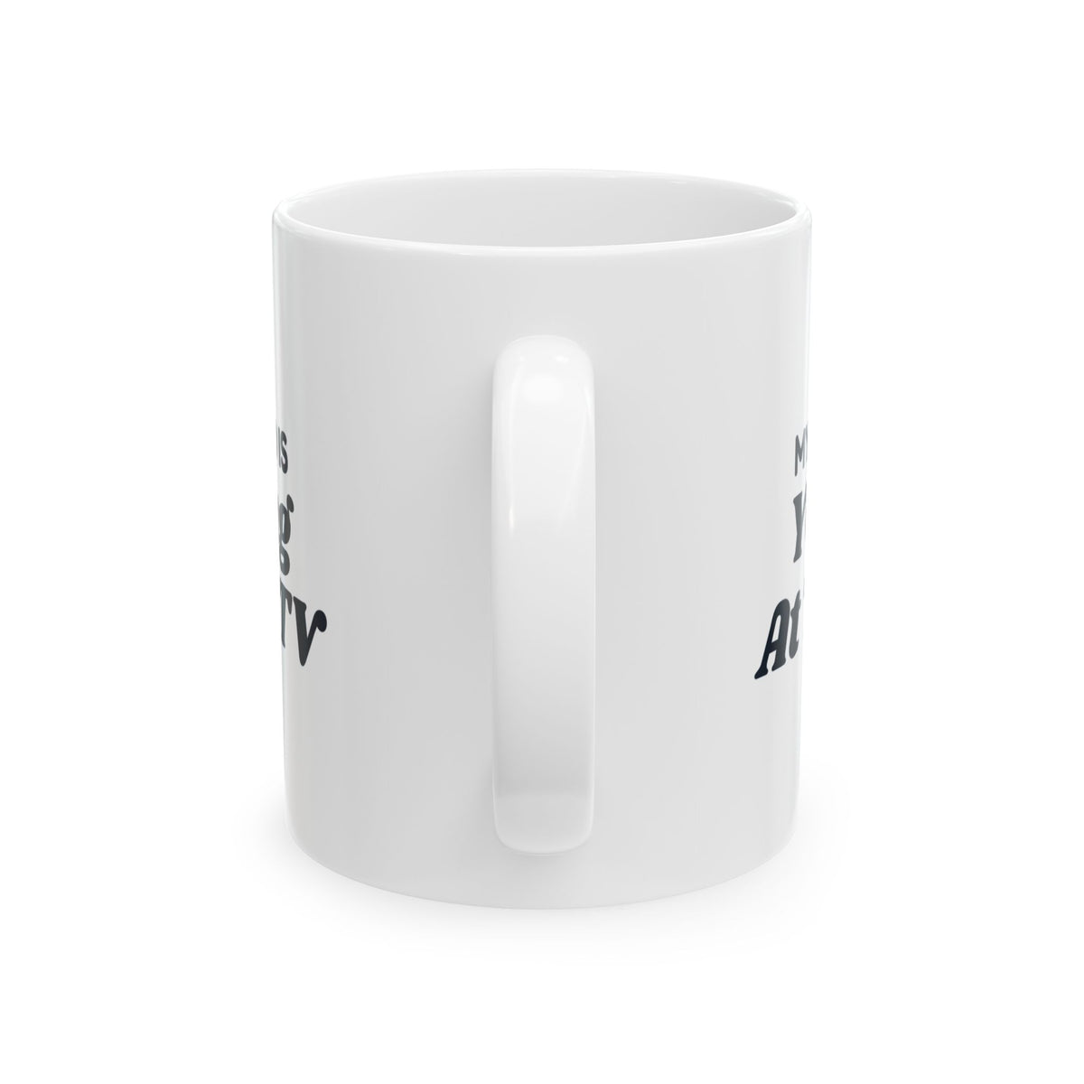 Funny Dad Mug My Cardio Is Yelling At The TV