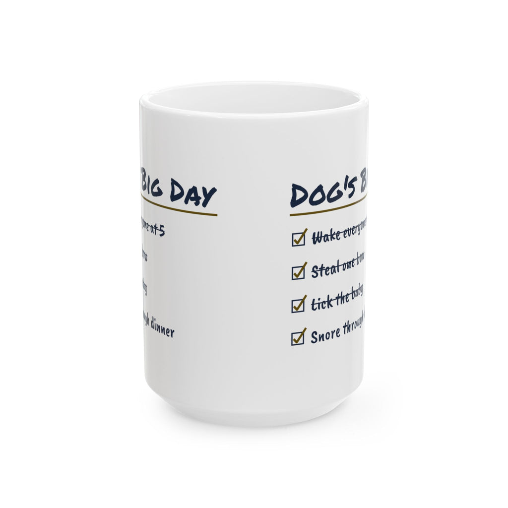 Funny Christmas Dog Coffee Mug Steal One Bow Checklist For Dog Owners