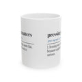 Funny Quilter Mug Pressing Matters Dictionary Definition