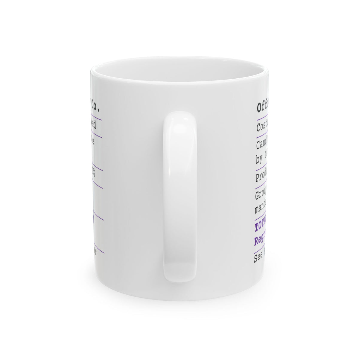 Funny Halloween Coffee Mug Office Party Receipt For Coworkers