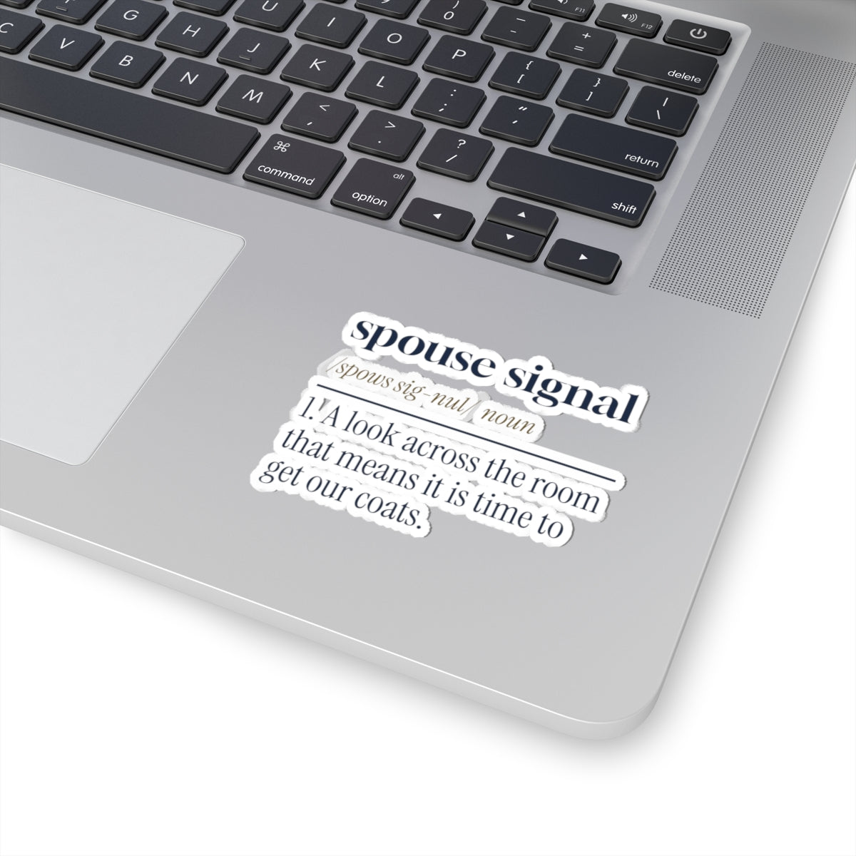 Funny Christmas In Laws Sticker Spouse Signal Definition