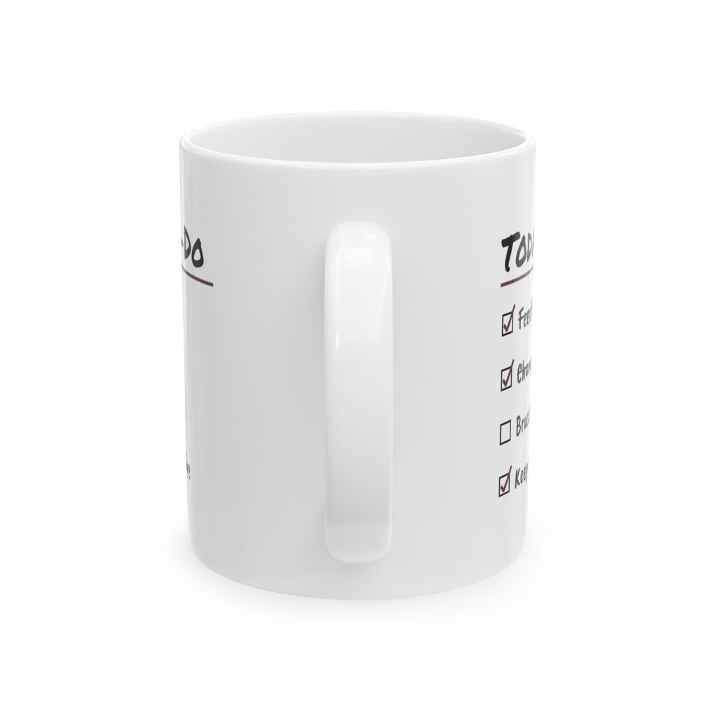 New Mom Coffee Mug Today's To-Do Checklist For First Time Moms