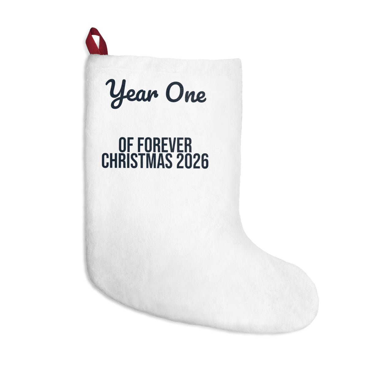 Christmas Stocking Year One Of Forever 2026 Newlywed Couple