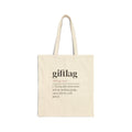 Funny Christmas Shopping Tote Bag Giftlag Definition For Shoppers