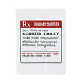 Funny Nurse Christmas Throw Blanket Cookies 3 Daily Prescription